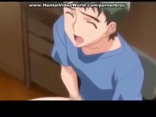Anime tenåring unge kvinne introduces moro faen i seng